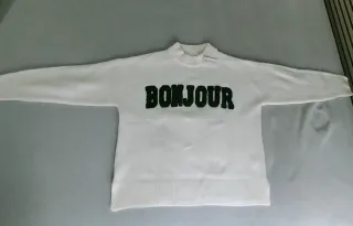 Jersey Paula Echevarría oversize blanco