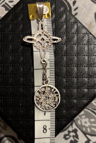 Colgante Doble Protección Plata