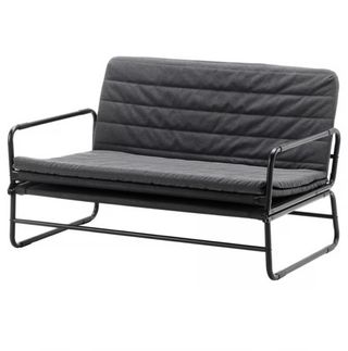 Divano letto IKEA grigio e nero