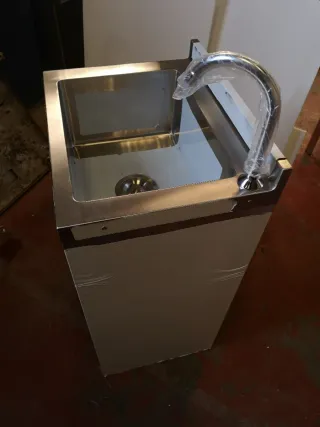 Lavamanos industrial acero inoxidable