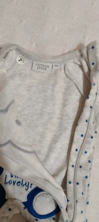 Pijama bebé oso prematuro