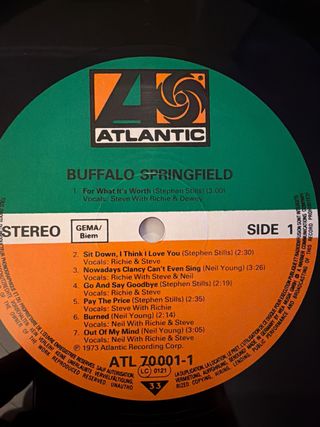 Vinilo Buffalo Springfield