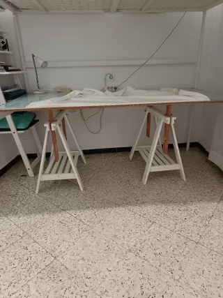 Mesa de cristal 1x2m