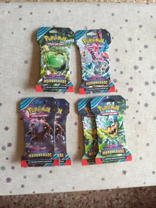 6 Blisters Vacíos Pokemon Twilight Masquerade