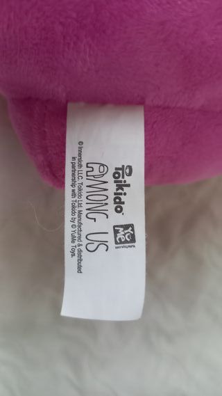 Peluche Among Us Rosa con Corona