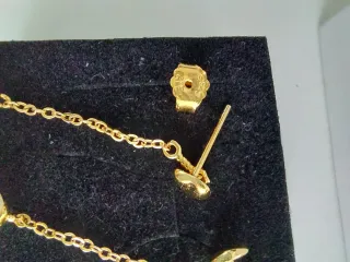 Pendientes Pandora Plata y Perlas Dorados