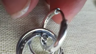 Pendientes Aro Plata con Circonitas