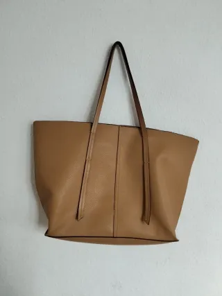 Bolso shopper Mango marrón