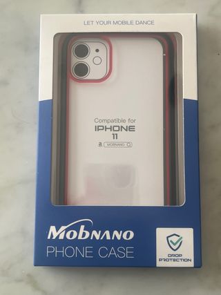 Fundas iPhone 11 (Negra, Roja/Azul)