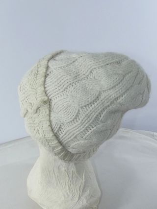 Elite Cuffia Donna Bianca TU Lana Alpaca Made in