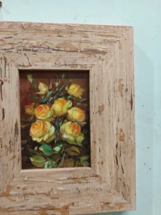 2 dipinti a olio su tavola