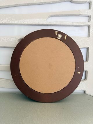 Espejo Convexo Negro y Dorado