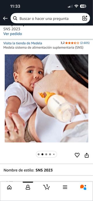 Medela Sistema de suplementación para lactancia