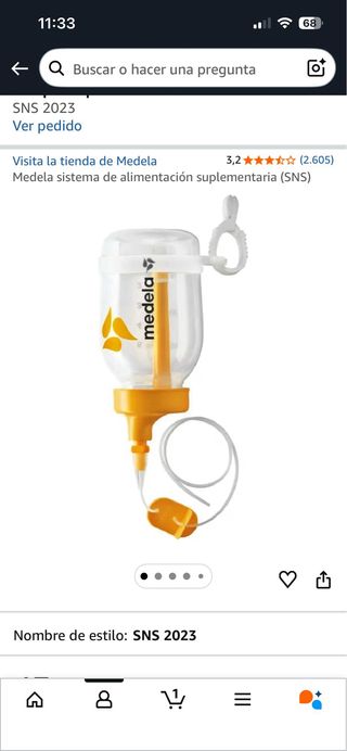 Medela Sistema de suplementación para lactancia