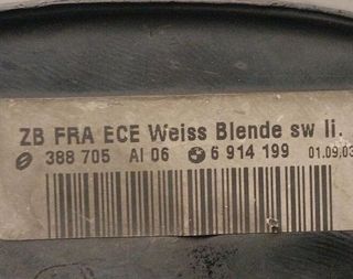 5497641 piloto delantero 6914199 bmw 3 (e46) 320 d