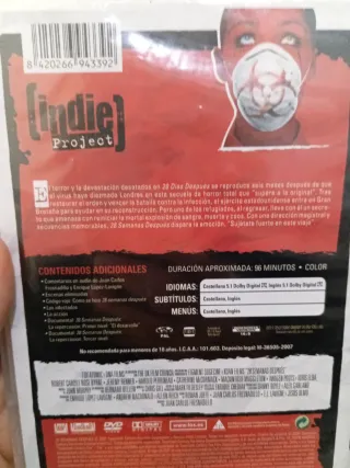 DVD 28 Semanas Después Terror