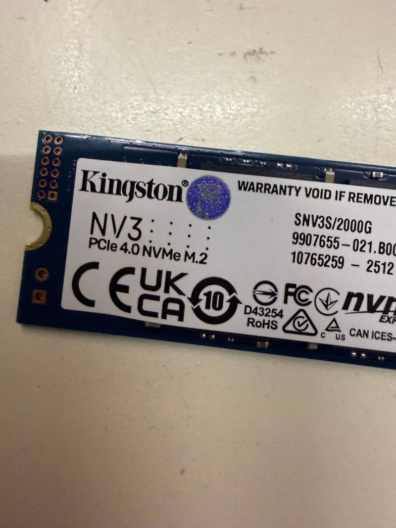 SSD Kingston NV3 2TB M.2 NVMe PCIe 4.0 afbeelding 3