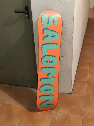 Tabla Snowboard para niños Salomon con fijaciones