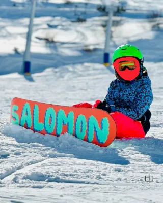 Tabla Snowboard para niños Salomon con fijaciones