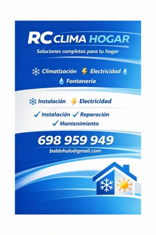 fontanería, electricidad y aires acondicionados