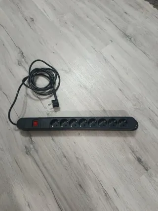 Regleta 8 enchufes con interruptor