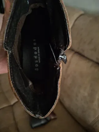 Botines de piel marrones