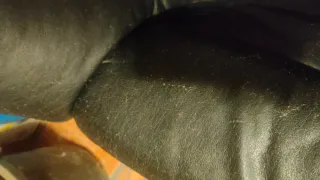 Sillón negro piel sintética