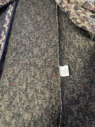 Cappotto donna blu rosso nuovo con cartellino