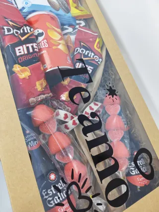 Caja Regalo San Valentín Snacks y Cerveza