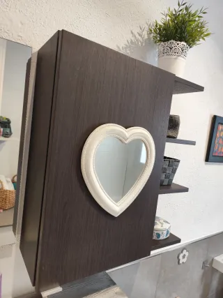 Armario baño wengue 60x64x22