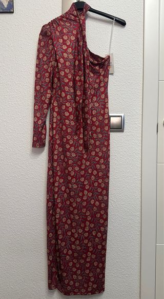 Vestido midi estampado