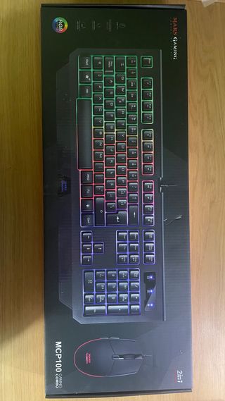 Pack Teclado y Ratón Gaming Mars Gaming MCP100