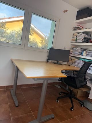 Mesa escritorio IKEA GALANT esquinera 160x120