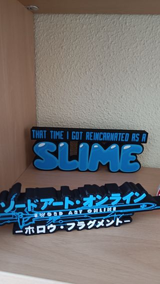 Letreros anime manga