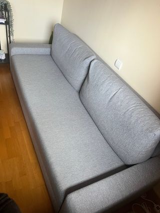Sofá Cama Ikea Gris Tela