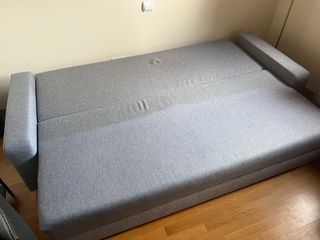 Sofá Cama Ikea Gris Tela