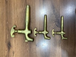 Lote 3 grifos latón