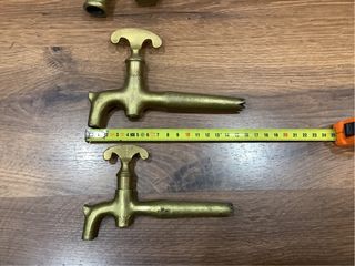 Lote 3 grifos latón