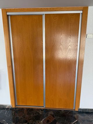 Juego 2 Puertas Correderas Madera