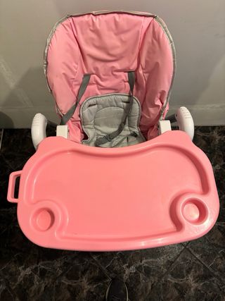 Trona de bebé rosa