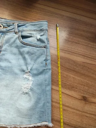 Minifalda vaquera azul denim zara algodón tendenci