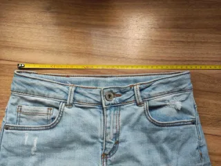 Minifalda vaquera azul denim zara algodón tendenci