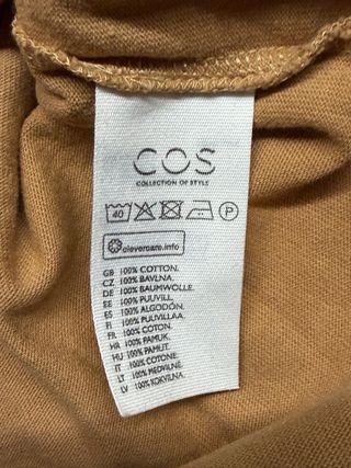 COS Felpa Cotone Marrone