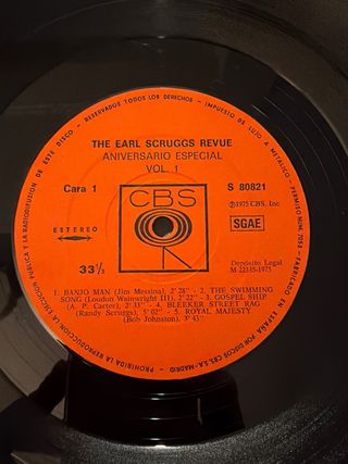 Disco Vinilo Earl Scruggs Revue Volumen Uno