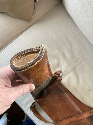 Funda de rifle de cuero Para rifle con visor