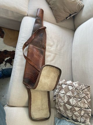 Funda de rifle de cuero Para rifle con visor