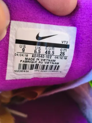 Nike Air Skylon 2 Court Purple talla 40,5