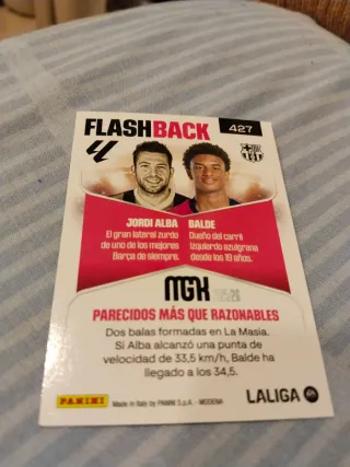 Cromos Fútbol Flashback Jordi Alba Balde