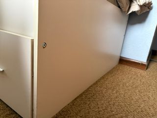 Estructura de cama 90 cm Cajoneras grandes debajo