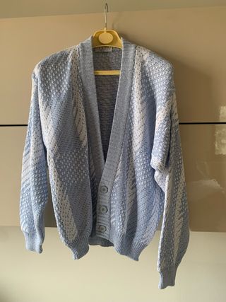 Cardigan Dolby L/XL Made in Italy, misto cotone/ac